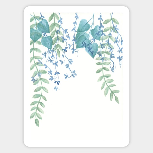 Vines and Leaves Sticker by wynbre